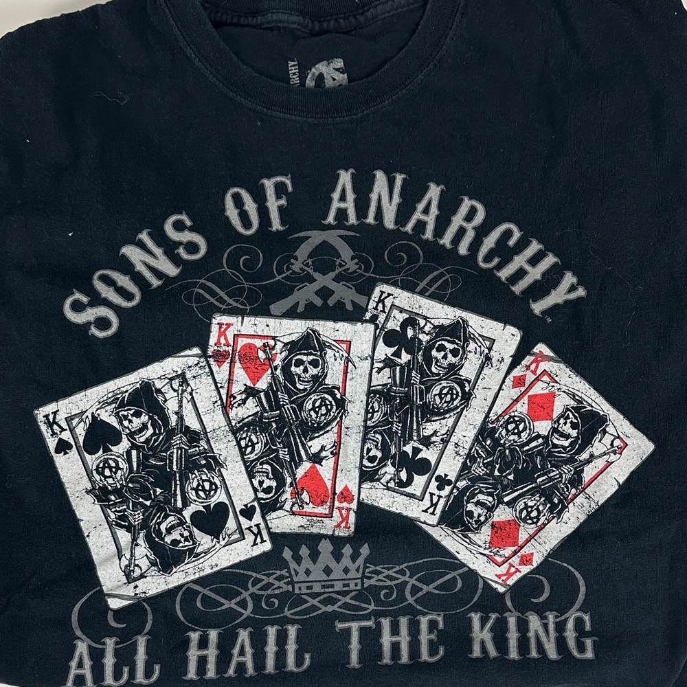 Sons of Anarchy Graphic T-Shirt - Black Size XL